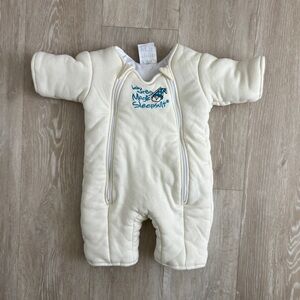 Baby Merlin's Magic Sleepsuit Cream Cotton Yellow Suit Size 6-9 Months